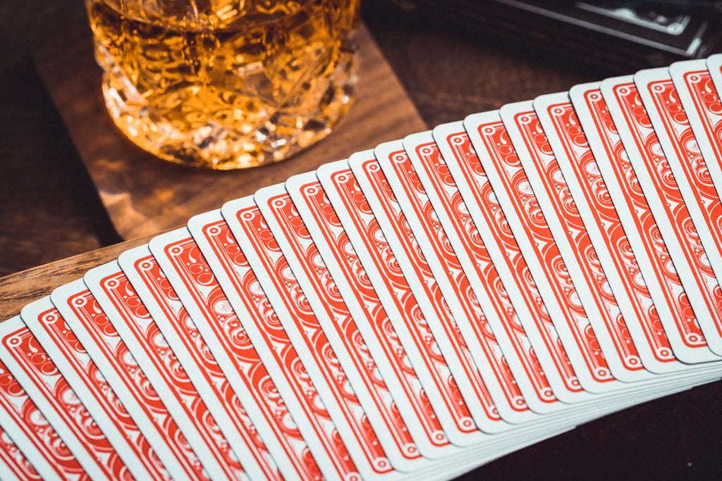 Smoke & Mirrors V8, Red (Standard) Edition Playing Cards by Dan & Dave