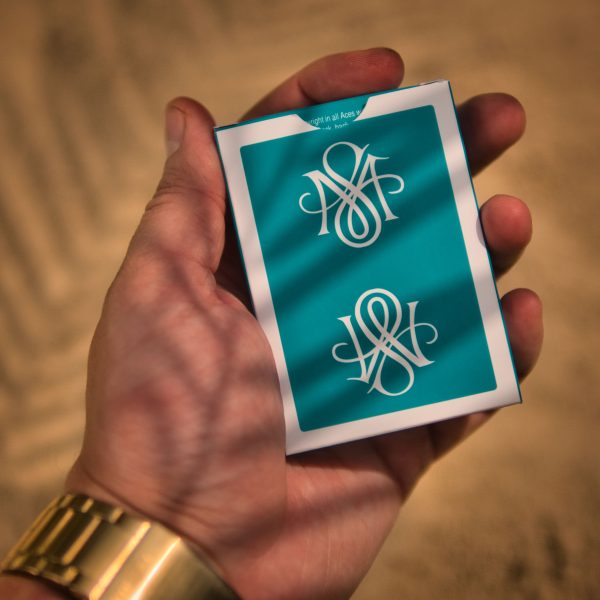 MS Splat Deck Laguna Teal Playing Cards