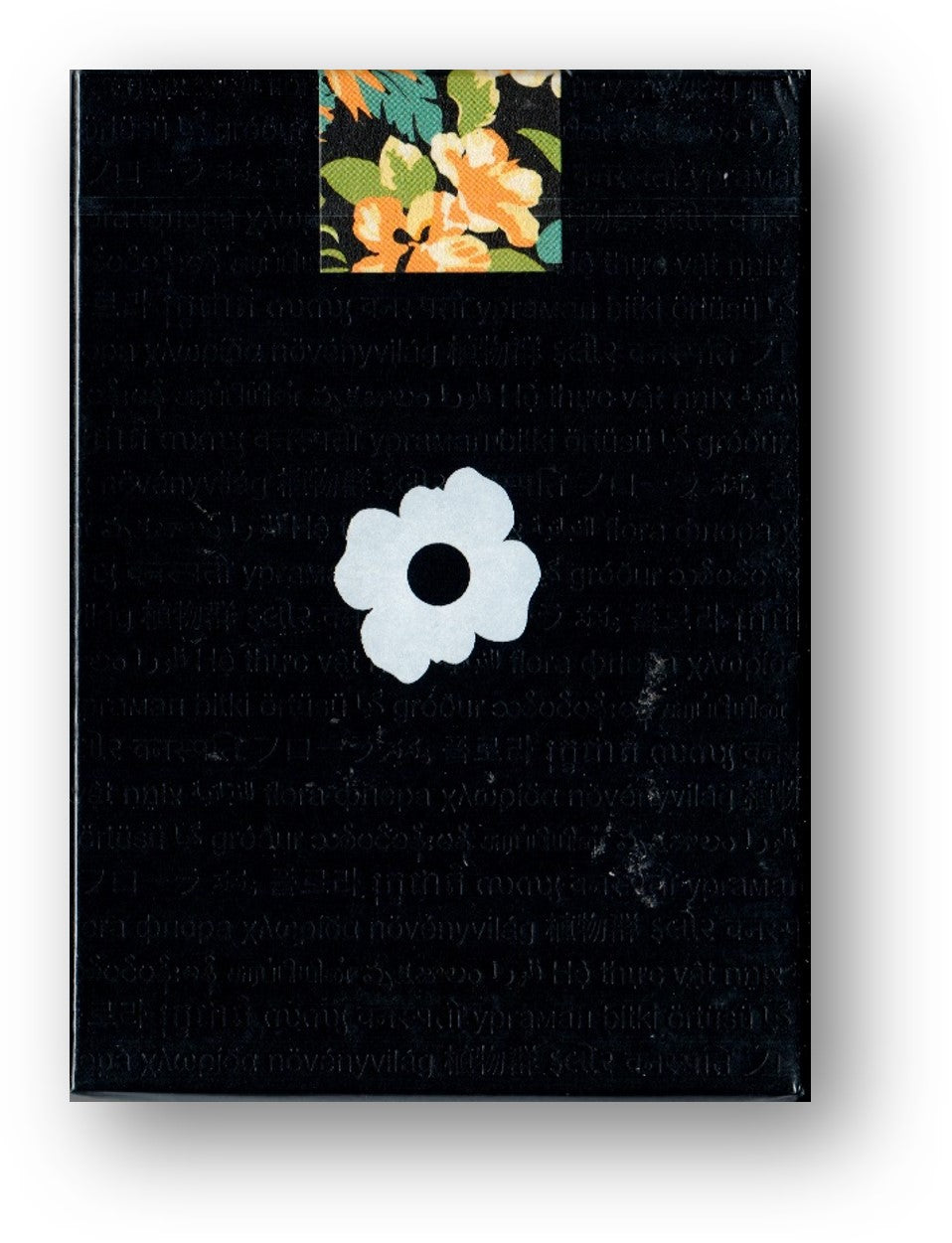 Limited Edition Black Flora Playing Cards by Paul Robaia