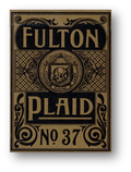 Fulton Plaid (Bourbon Brown) Playing Cards