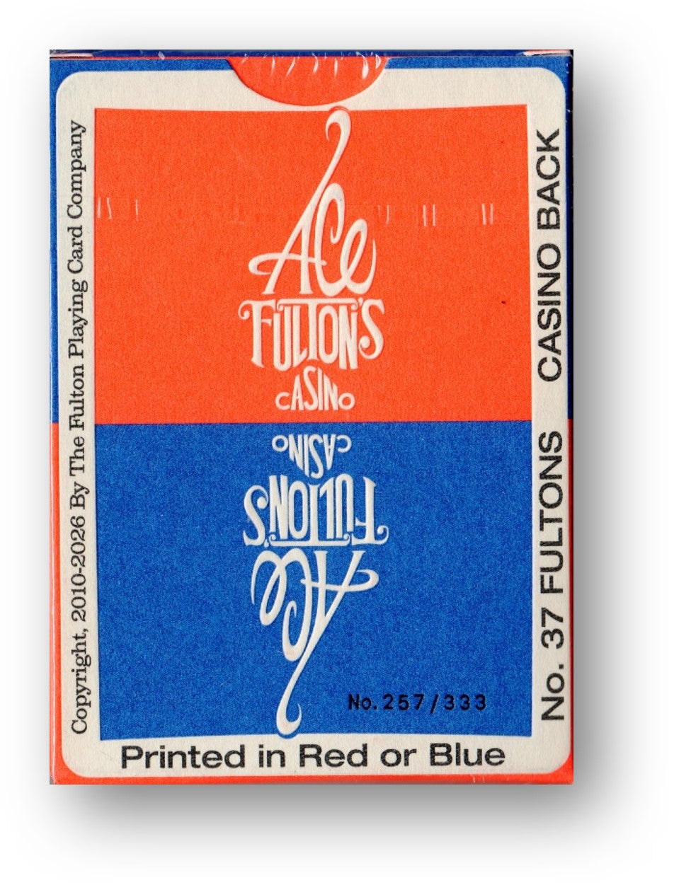 ACE FULTON'S CASINO SAMPLE PLAYING CARDS