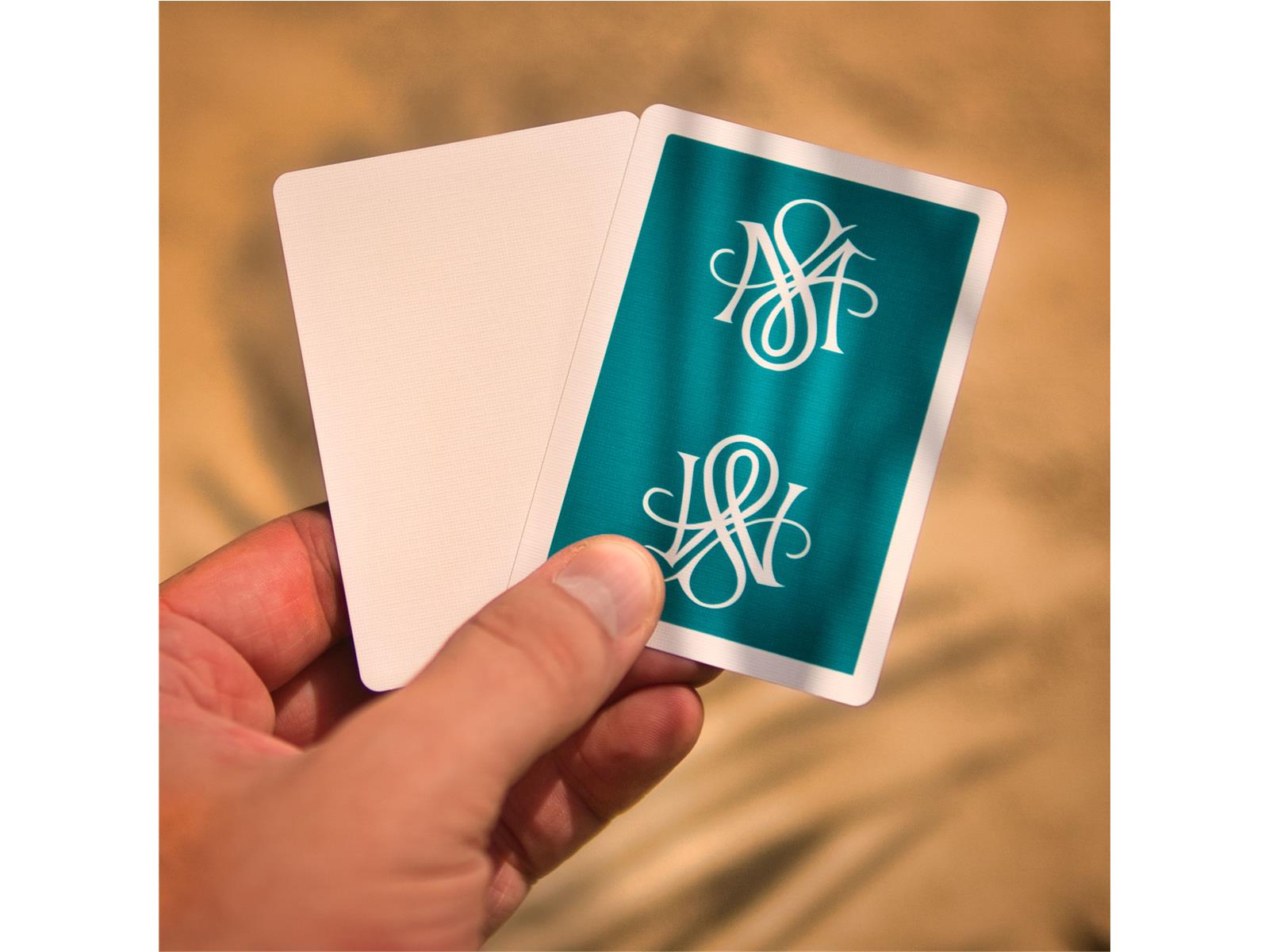 MS Splat Deck Laguna Teal Playing Cards