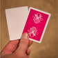 MS Splat Deck Bubblegum Pink Playing Cards