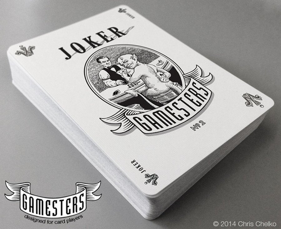 Gamesters Standard Edition Playing Cards (Black)