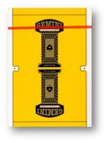 Gemini Casino Playing Cards - Yellow