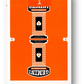 Gemini Casino Playing Cards - Orange