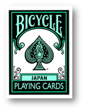 Bicycle Black Green Playing Cards JAPAN