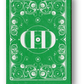 Smoke & Mirrors V8, Green (Standard) Edition Playing Cards by Dan & Dave