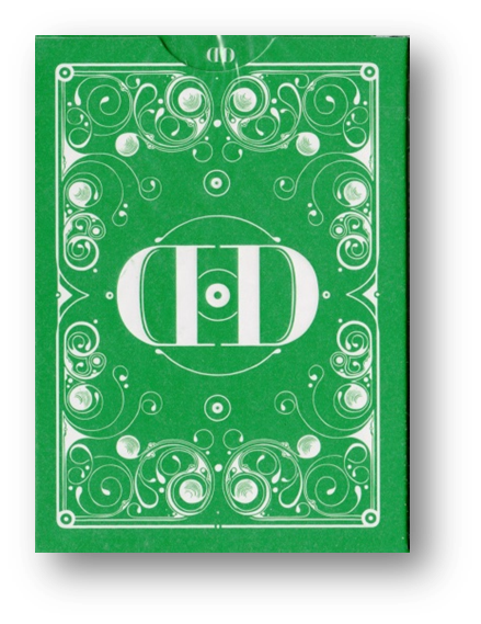 Smoke & Mirrors V8, Green (Standard) Edition Playing Cards by Dan & Dave