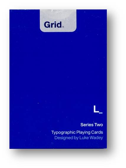 Grid Series Two - Typographic Playing Cards