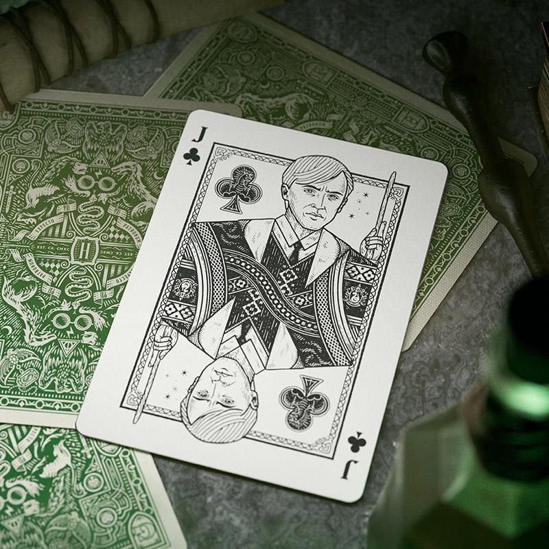 Harry Potter (Green) Playing Cards - Slytherin