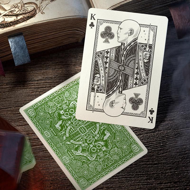Harry Potter (Green) Playing Cards - Slytherin