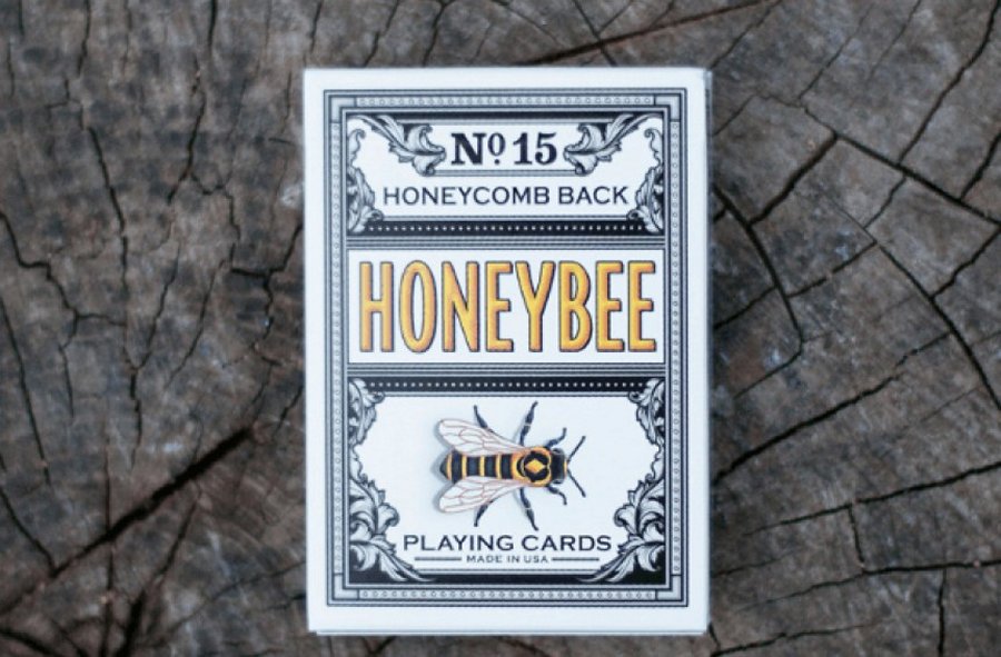 Honeybee Playing Cards Black (V1)