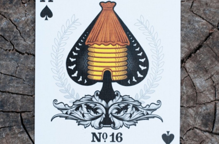 Honeybee Playing Cards Black (V1)