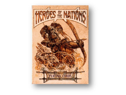 Heroes of the Nations (Dark Version) Playing Cards