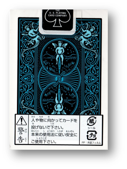 Bicycle Black Blue Playing Cards JAPAN