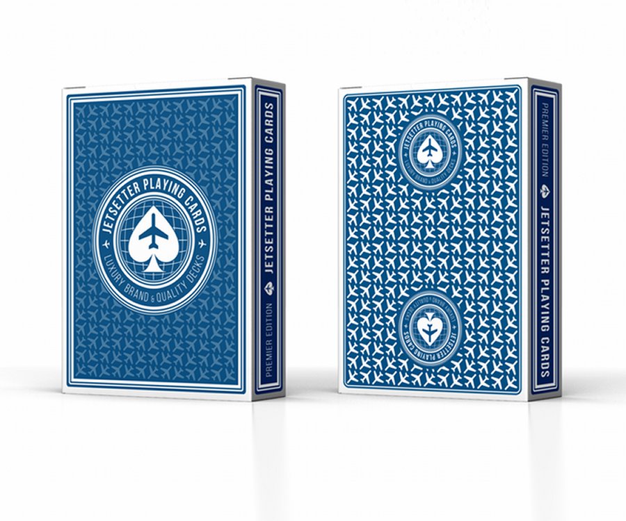 Premier Edition in Altitude Blue by Jetsetter Playing Cards