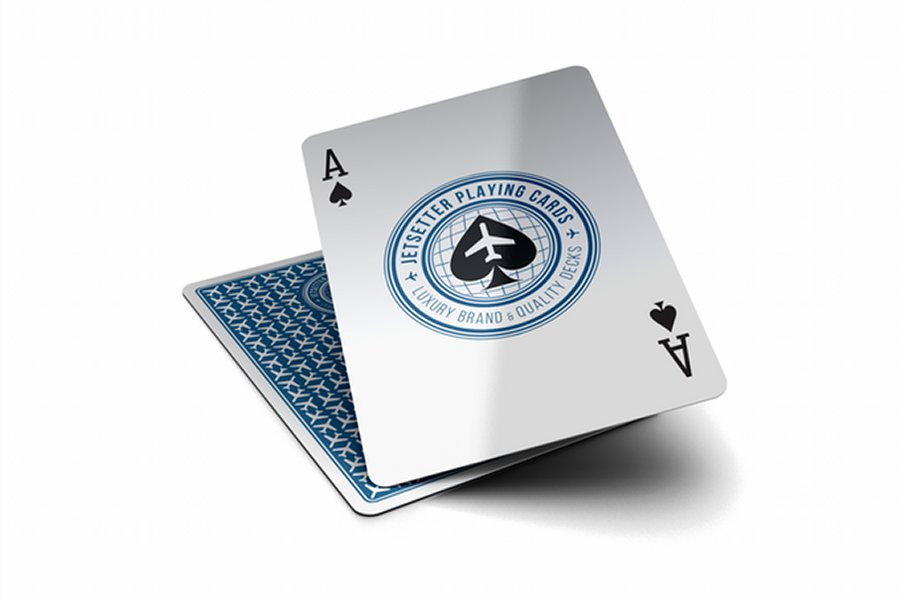 Premier Edition in Altitude Blue by Jetsetter Playing Cards
