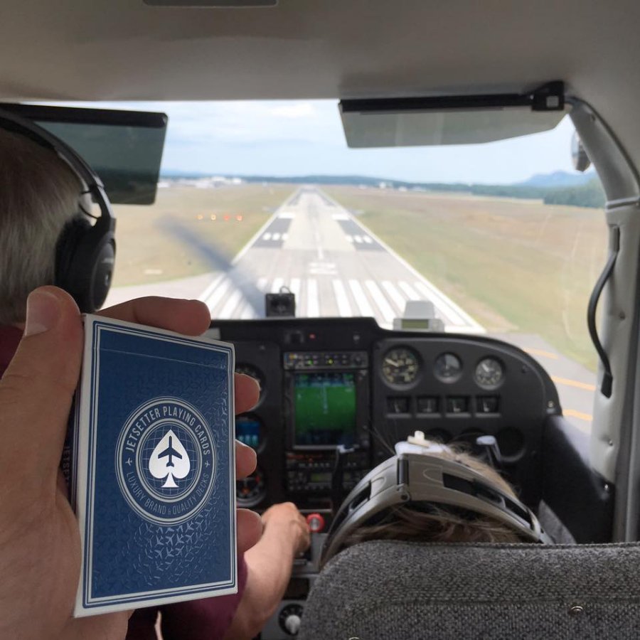 Premier Edition in Altitude Blue by Jetsetter Playing Cards