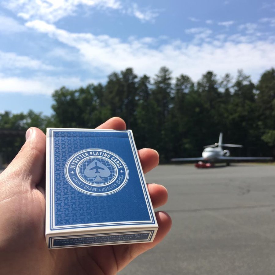 Premier Edition in Altitude Blue by Jetsetter Playing Cards