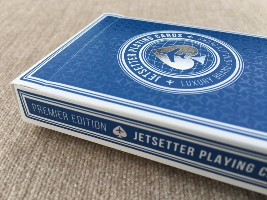 Premier Edition in Altitude Blue by Jetsetter Playing Cards