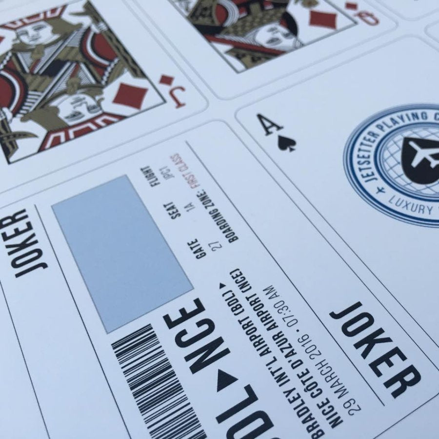 Premier Edition in Altitude Blue by Jetsetter Playing Cards