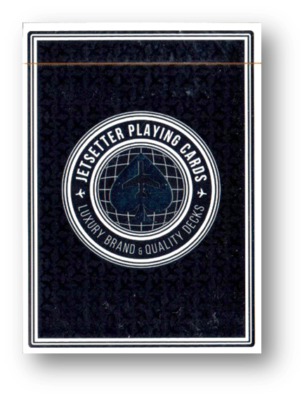 Premier Edition in Jet Black (Private Reserve) by Jetsetter Playing Cards