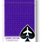 Lounge Edition in Passenger Purple by Jetsetter Playing Cards