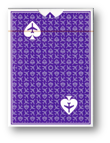 Lounge Edition in Passenger Purple by Jetsetter Playing Cards
