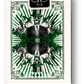 Karnival Assassin Green Bicycle Playing Cards