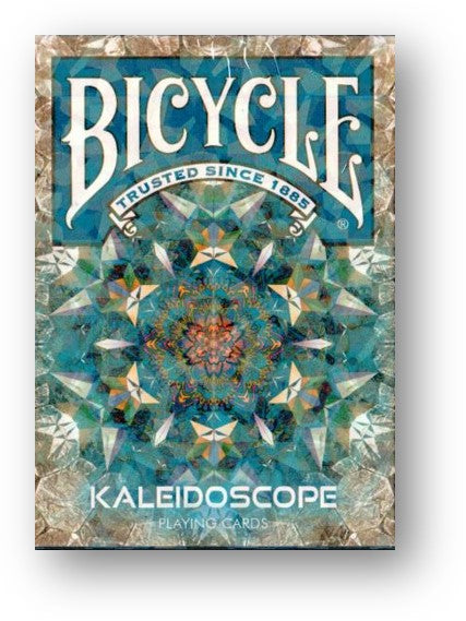 Bicycle Kaleidoscope Blue Playing Cards