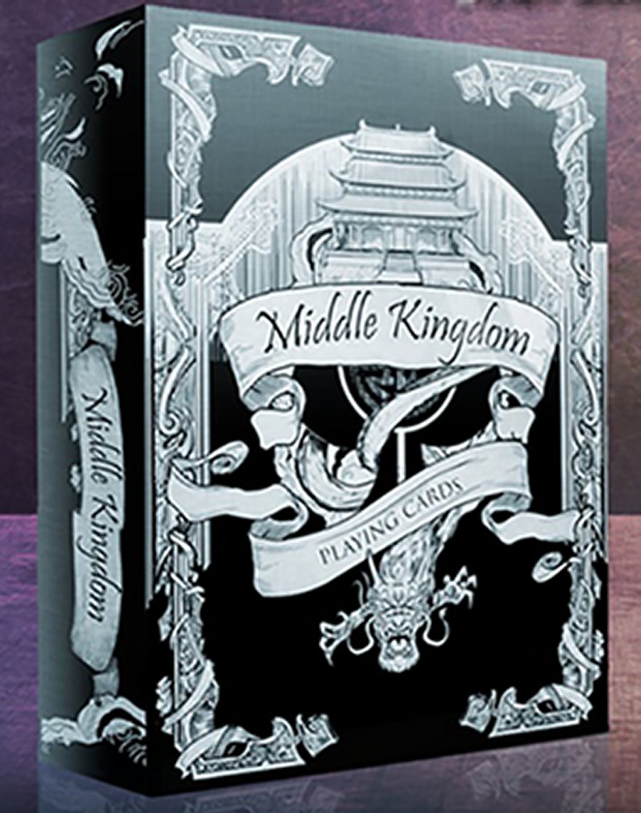 Middle Kingdom (Silver) Playing Cards Printed by US Playing Card Co
