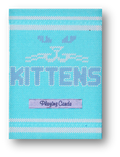 Blue Kittens Playing Cards