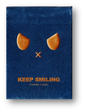 Keep Smiling Blue V2 Playing Cards by Bocopo