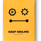 Keep Smiling Pearl Gold V2 Playing Cards by Bocopo