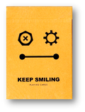 Keep Smiling Pearl Gold V2 Playing Cards by Bocopo