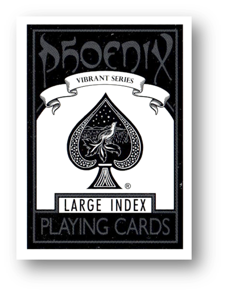 Phoenix Deck Large Index Vibrant Series SCHWARZ