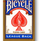 League Back - Bicycle Playing Cards BLAU