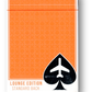 Lounge Edition in Hangar (Orange) by Jetsetter Playing Cards