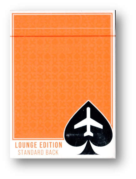Lounge Edition in Hangar (Orange) by Jetsetter Playing Cards