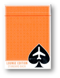 Lounge Edition in Hangar (Orange) by Jetsetter Playing Cards