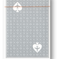 Lounge Edition in Jetway (Silver) by Jetsetter Playing Cards