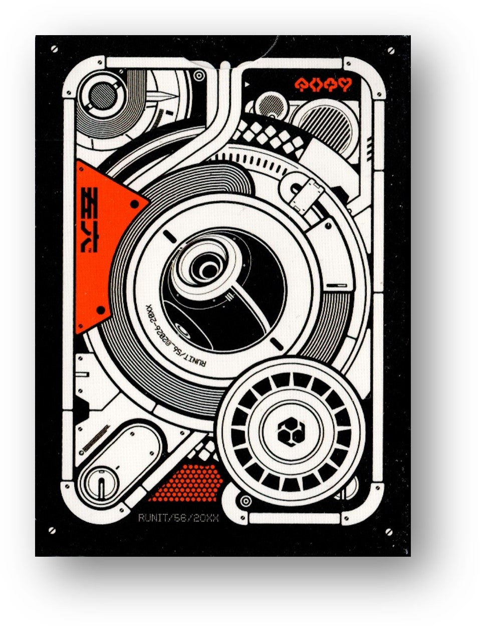 Bicycle Machine56 R-TYPE/2 Black Playing Cards by RunIt Decks