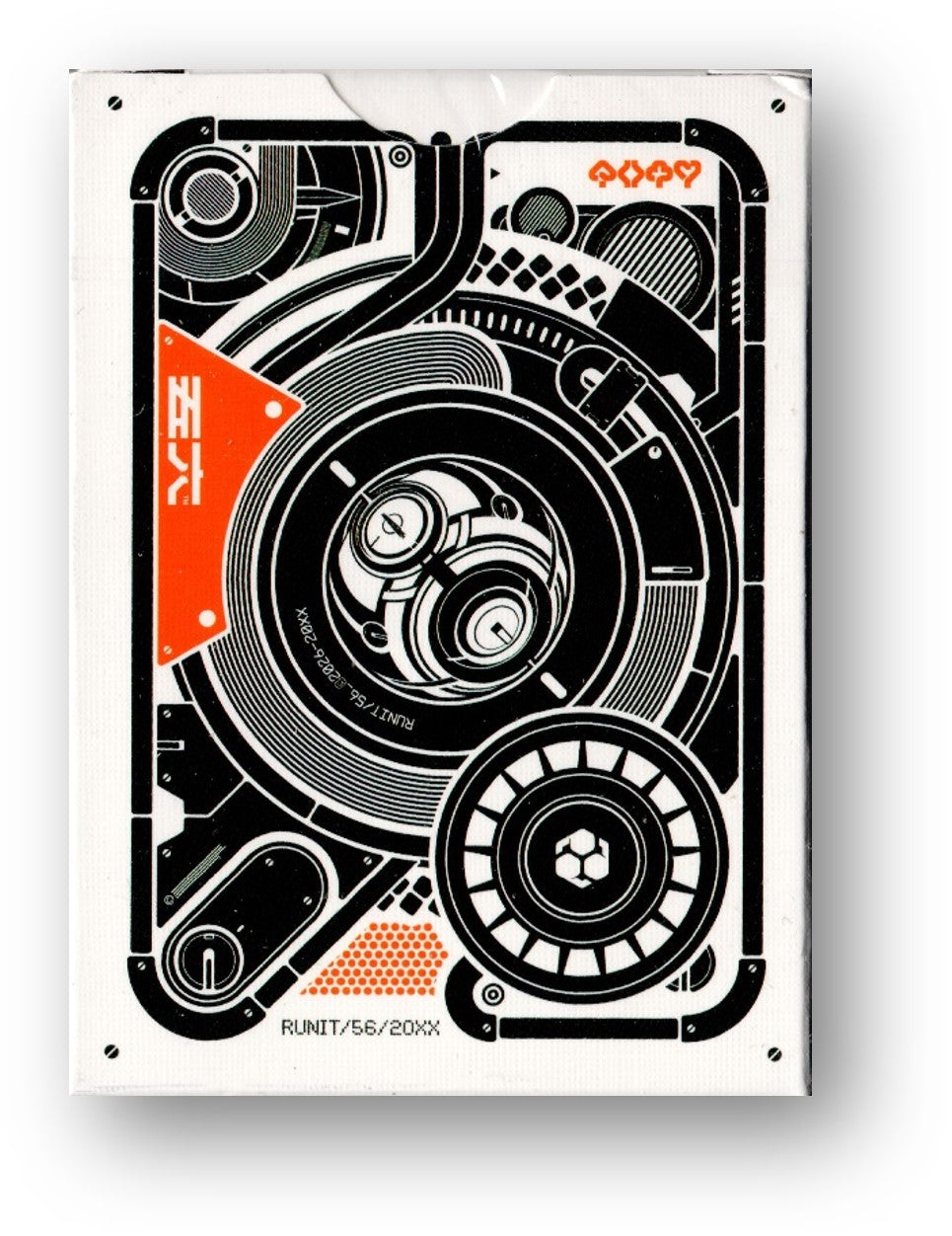 Bicycle Machine56 R-TYPE/3 White Playing Cards by RunIt Decks