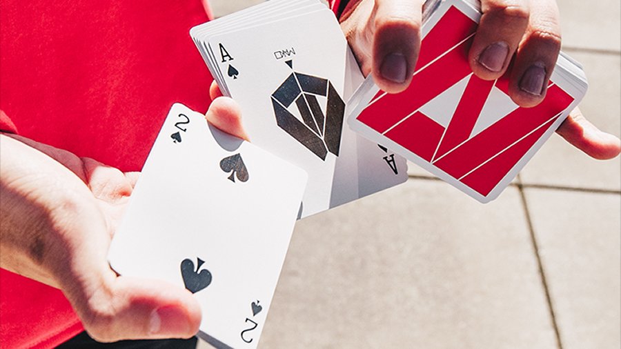 Limited Edition Mako Red Playing Cards