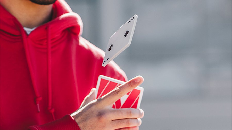 Limited Edition Mako Red Playing Cards