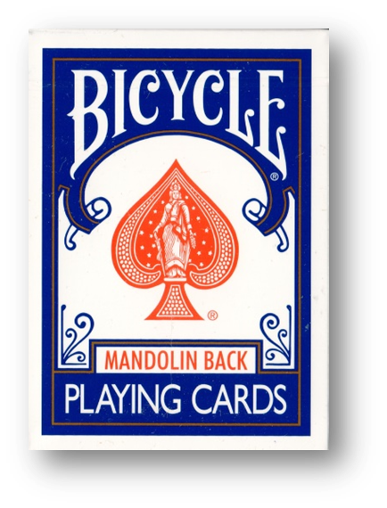 Mandolin Playing Cards Blau