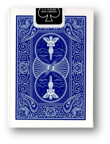 Mandolin Playing Cards Blau