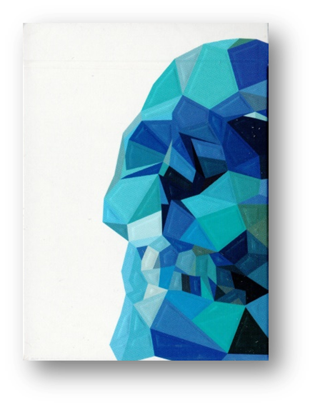 Memento Mori Blue Playing Cards