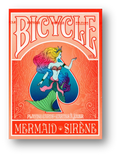 Mermaid Bicycle Playing Cards (Red) by US Playing Card Co